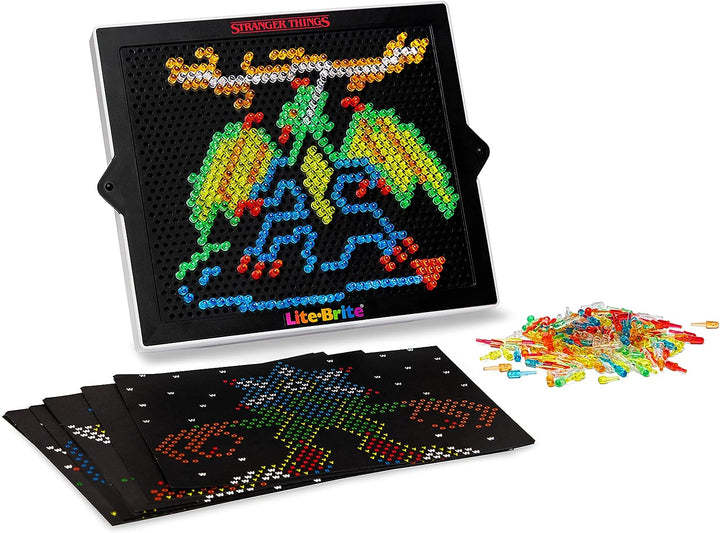 Lite Brite Stranger Things Special Edition, Best of 4 Seasons - Featuring Icons & Themes from The Popular Netflix Series