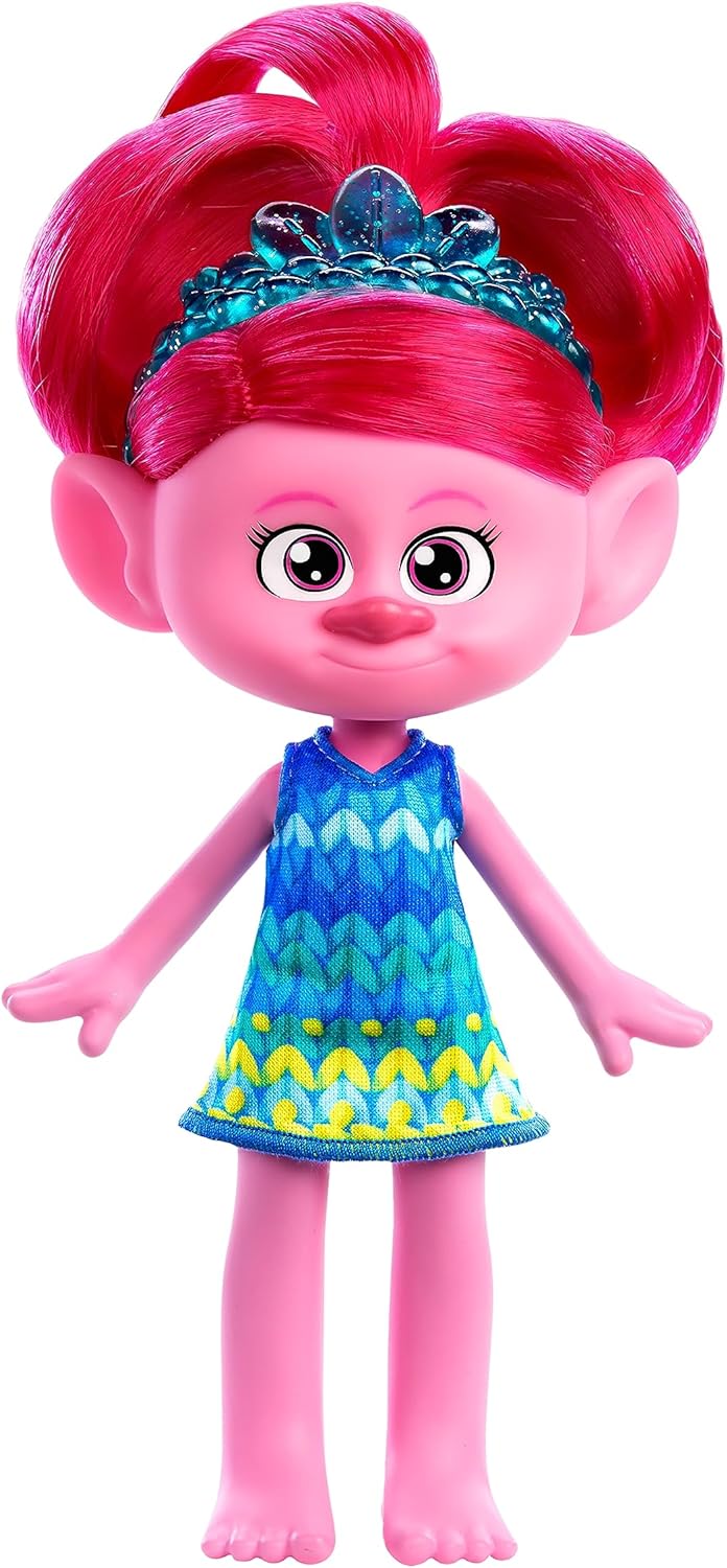 ?DreamWorks Trolls Band Together Trendsettin’ Fashion Doll, Queen Poppy with Vibrant Hair & Accessory