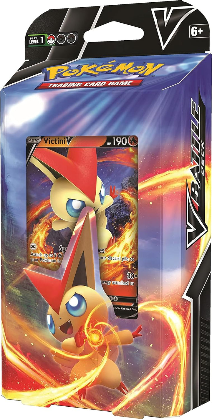 Pokémon  | Victini V / Gardevoir V Battle Deck (One at Random) | Card Game | Ages 6+ | 2 Players | 10+ Minutes Playing Time