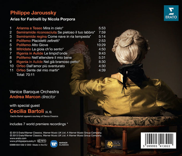 Farinelli & Porpora His Master's Voice - Philippe Jaroussky [Audio CD]