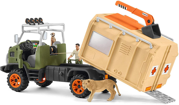 Schleich 42475 Dierenredding Grote vrachtwagen Wild Life