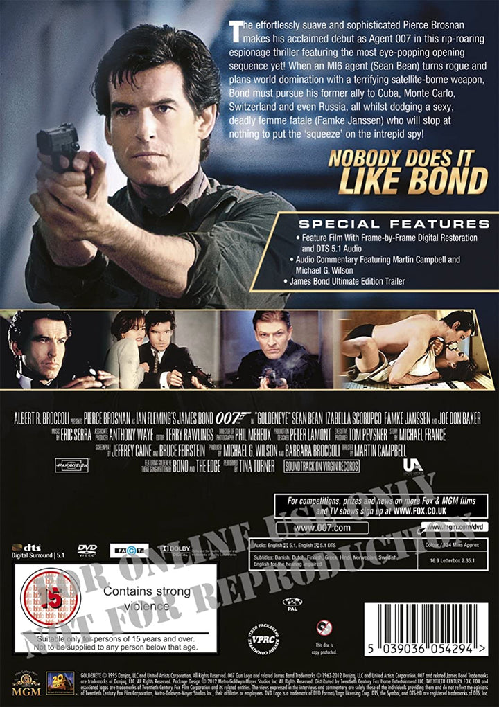 GoldenEye [1995] - Action/Adventure [DVD]