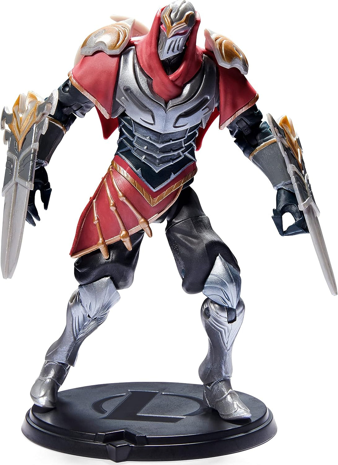 League of Legends, 6-Inch Zed Collectible Figure w/ Premium Details and 2 Accessories, The Champion Collection, Collector Grade, Ages 12 and Up