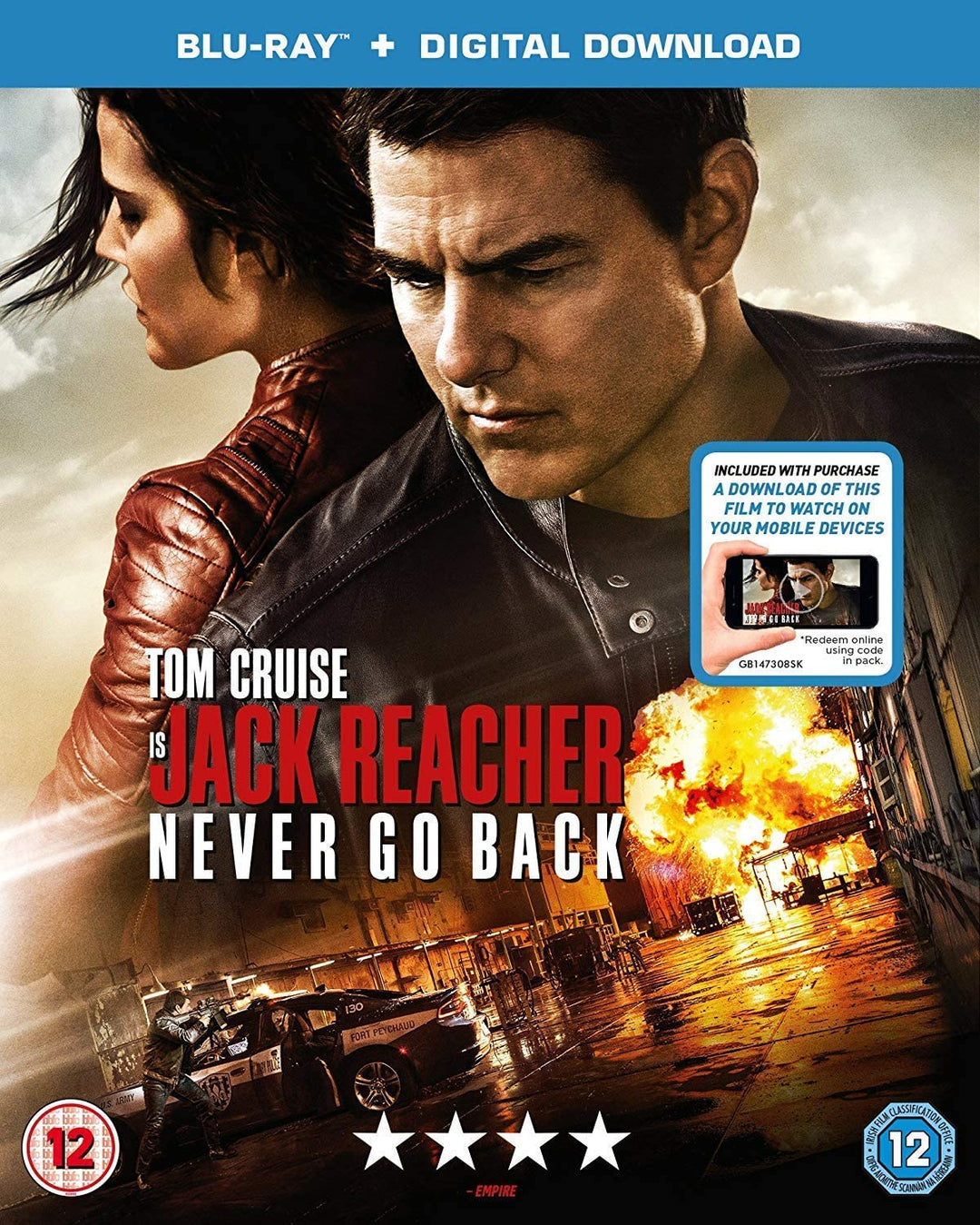 Jack Reacher: Never Go Back [Blu-ray]