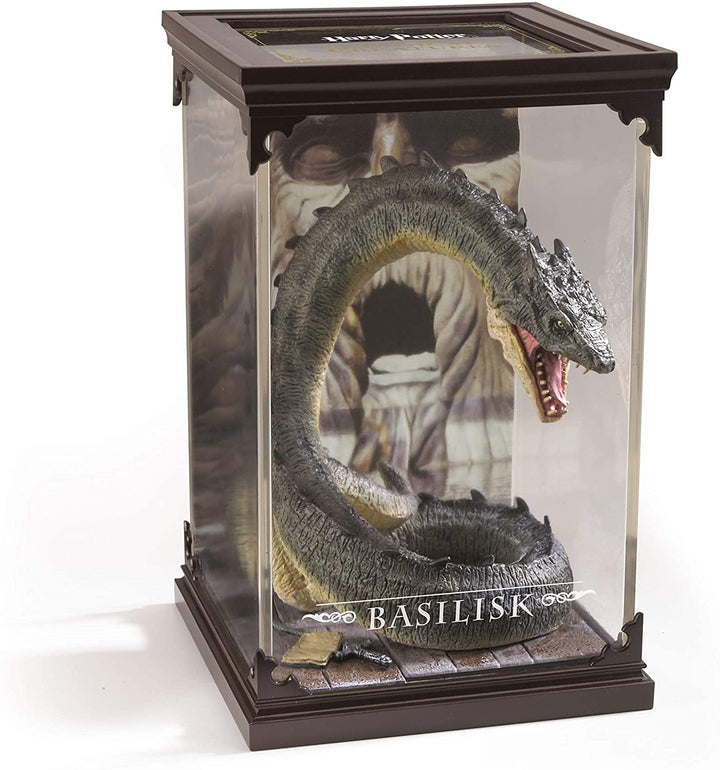 The Noble Collection - Magical Creatures Basilisk - Hand-Painted Magical Creature #3 - Officially Licensed 7in (18.5cm) Harry Potter Toys Collectable Figures - For Kids & Adults