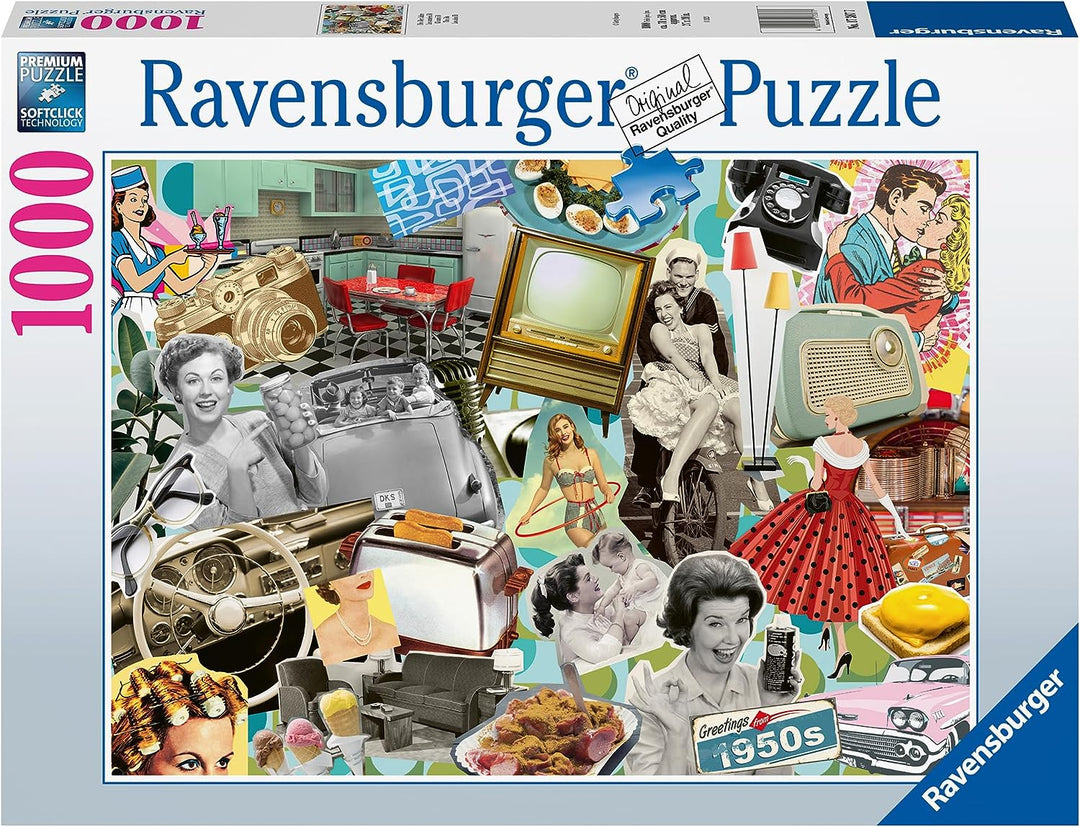 Ravensburger The 50s 1000 Piece Jigsaw Puzzle for Adults and Kids 12 Years Up