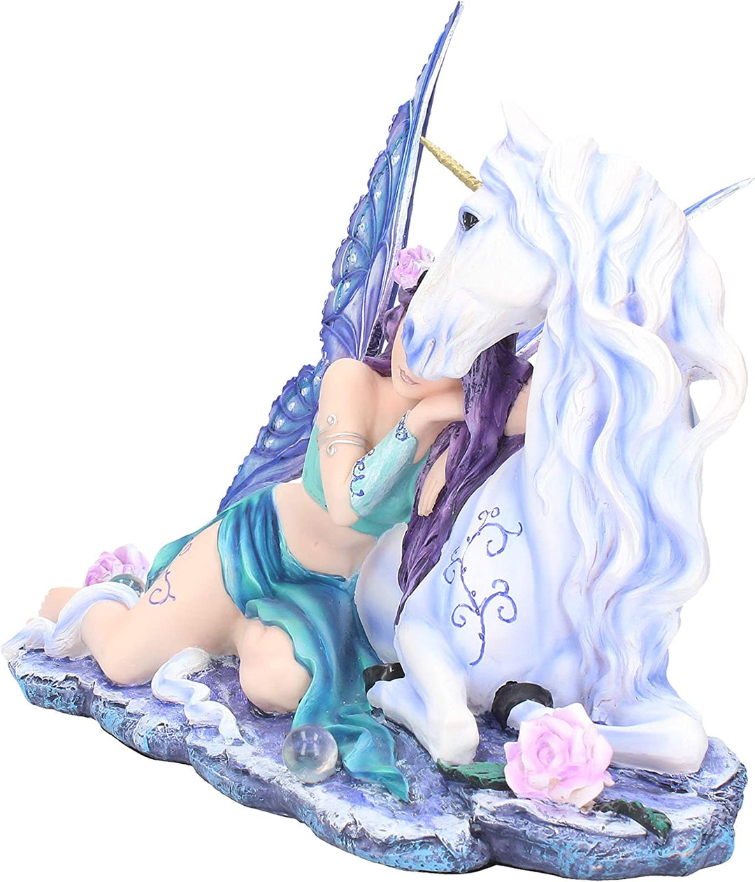 Nemesis Now B1240D5 Belle 34cm Figurine, Resin, Purple