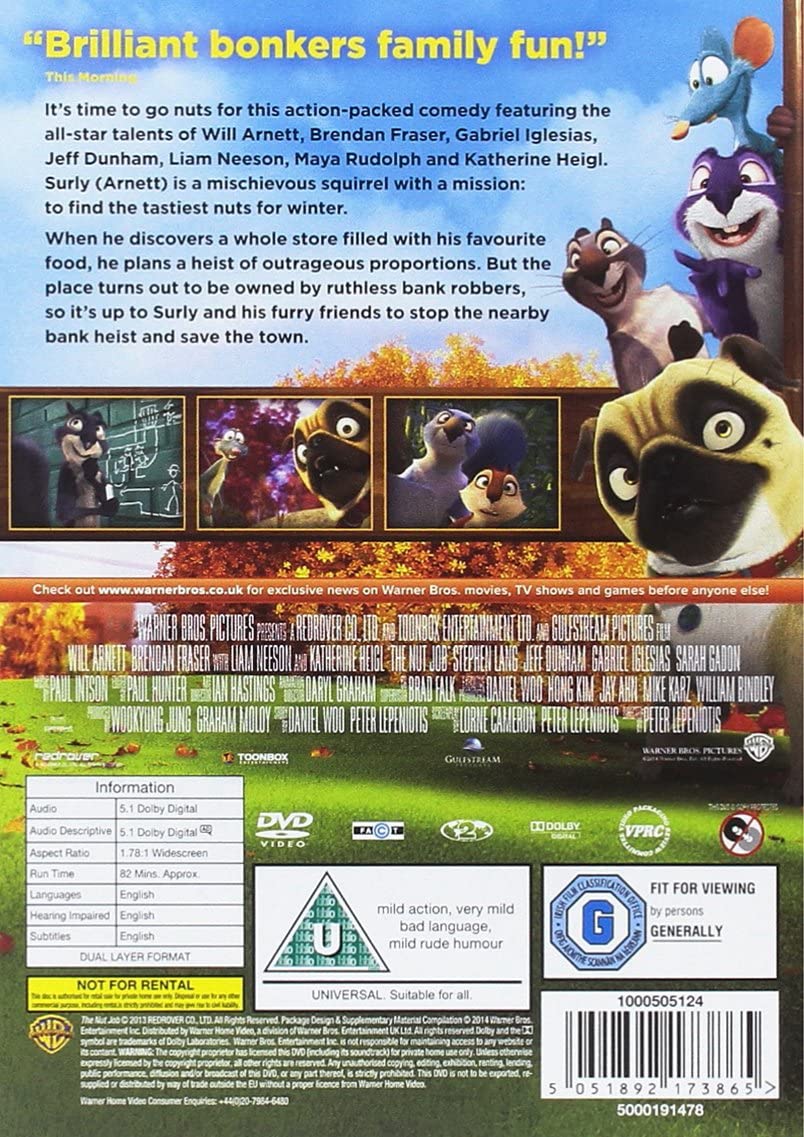 The Nut Job [DVD] [2014]