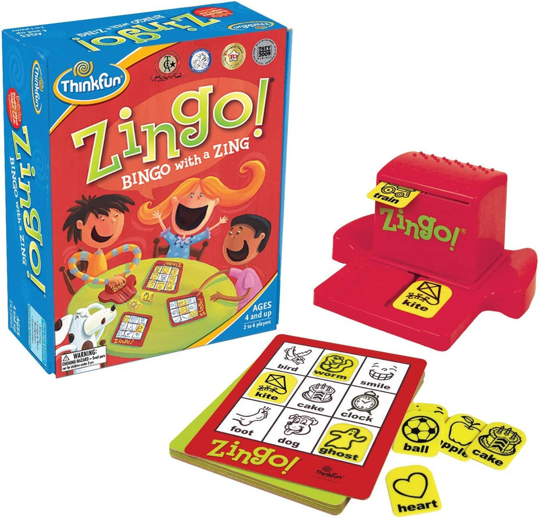 Thinkfun Zingo Bingo Game - Educational Toys for Kids Age 4 Years Up - Learning Games