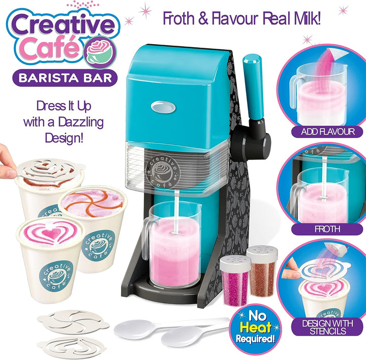 Cra Z Art Creative Cafe Barista Bar, Toy Coffee Machine, Kitchen, Pretend, Role Play Toys