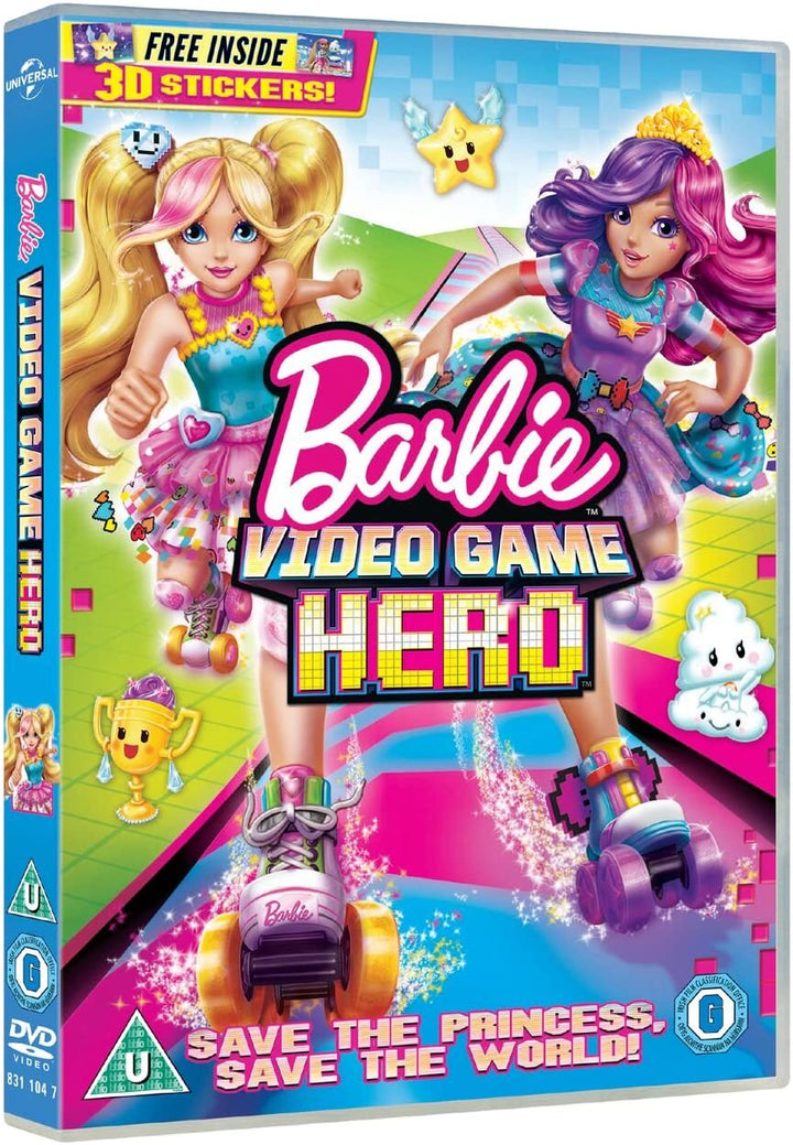 Barbie Video Game Hero (includes free stickers) [2017]