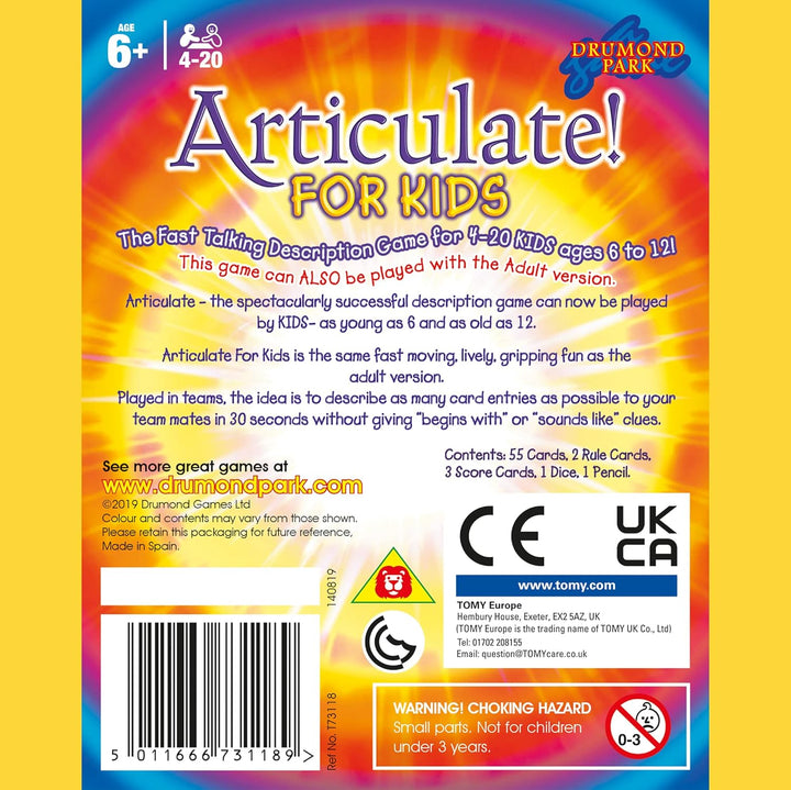 Articulate for Kids Mini Board Game