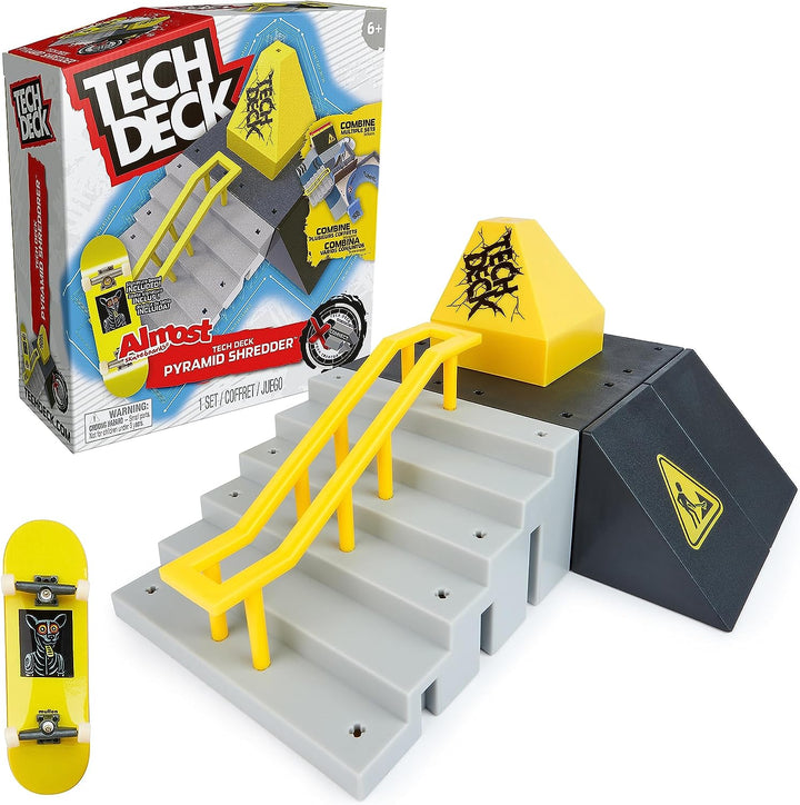 Tech Deck, Pyramid Shredder, X-Connect Park Creator, Customisable and Buildable