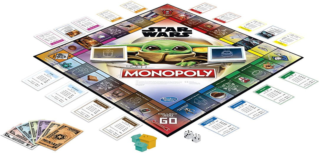 Monopoly: Star Wars The Child Edition Brettspiel für Familien und Kinder ab 8 Jahren mit dem Kind, das Fans „Baby Yoda“ nennen