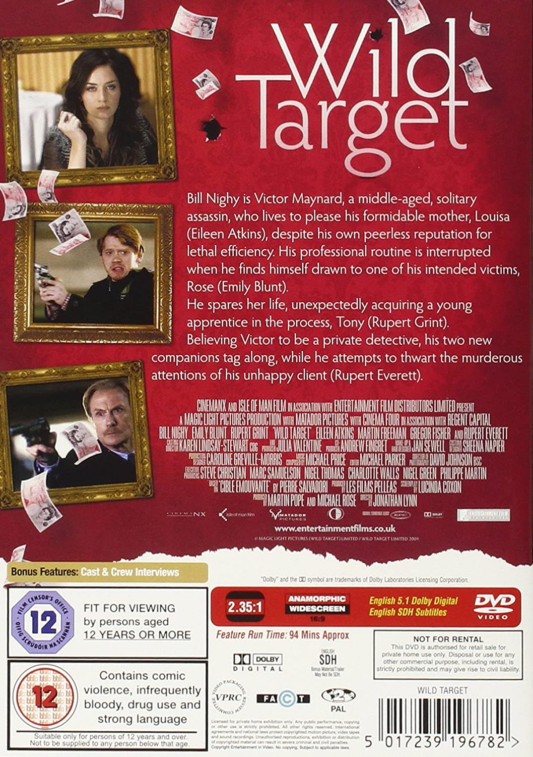 Wild Target - Action/Comedy [DVD]