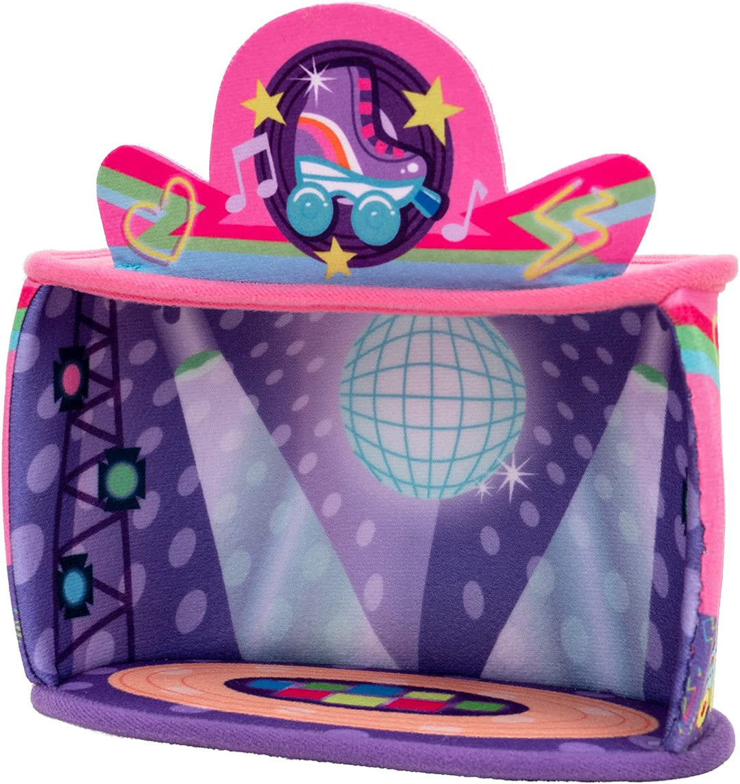 Squishville SQM0324 Deluxe Roller Disco Playscene-Include 2-Inch Plush Accessori