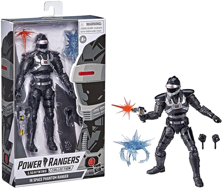 Power Rangers Lightning Collection In Space Phantom Ranger 6-Inch Premium Collec