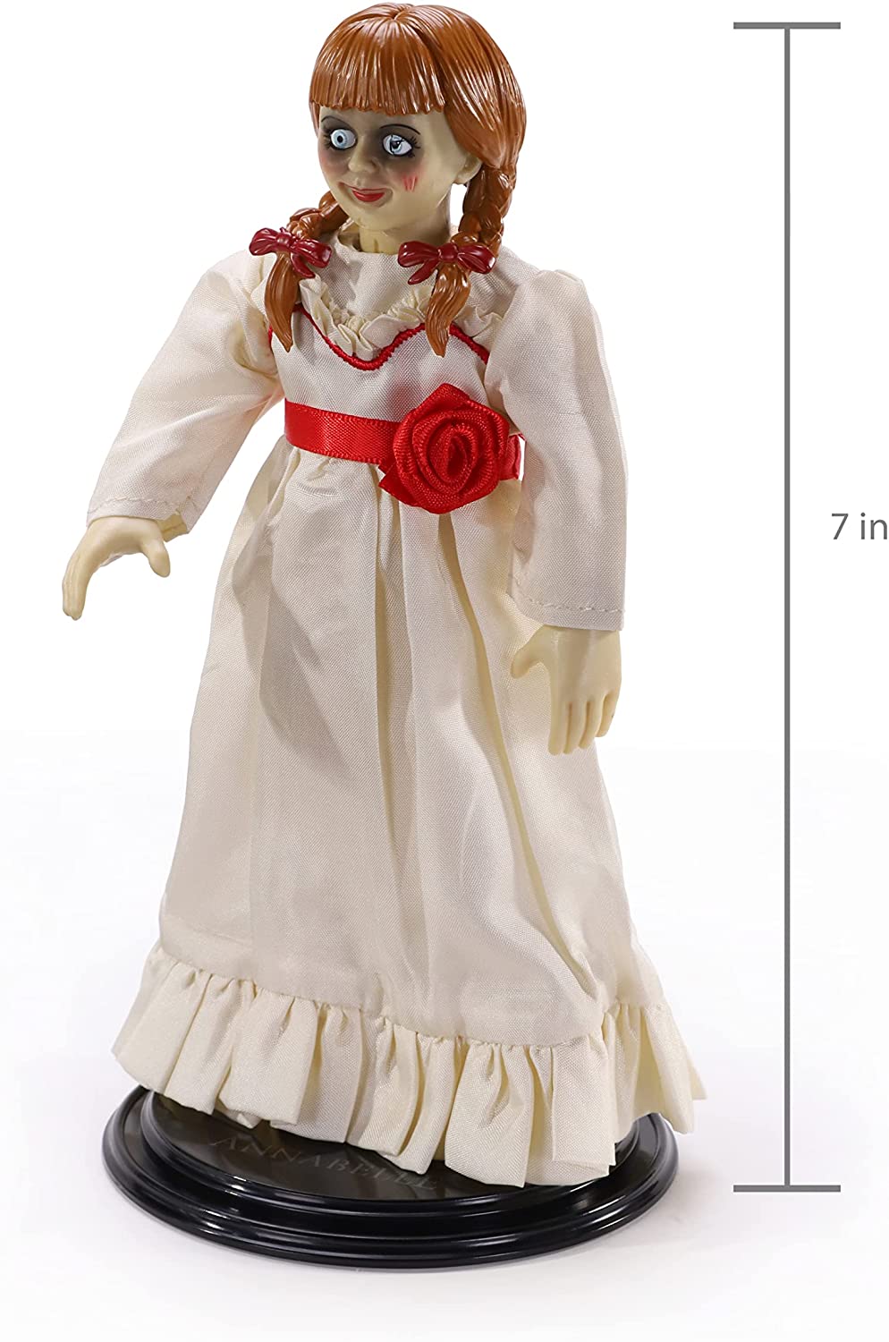 The Noble Collection Annabelle BendyFig - 7" Bendable Movie Replica for Ages 15 Months+