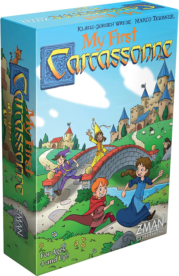 Z-Man-Spiele | Mein erstes Carcassonne | Brettspiel | Ab 4 Jahren | 2-4 Spieler |