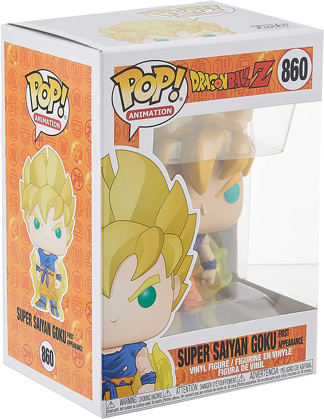 Dragon Ball Z Super Saiyan Goku Primera aparición Funko 48600 Pop! Vinilo n. ° 860