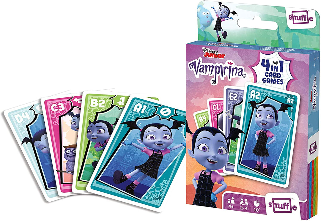 Shuffle Card Game Fun 4 in 1 Vampirina