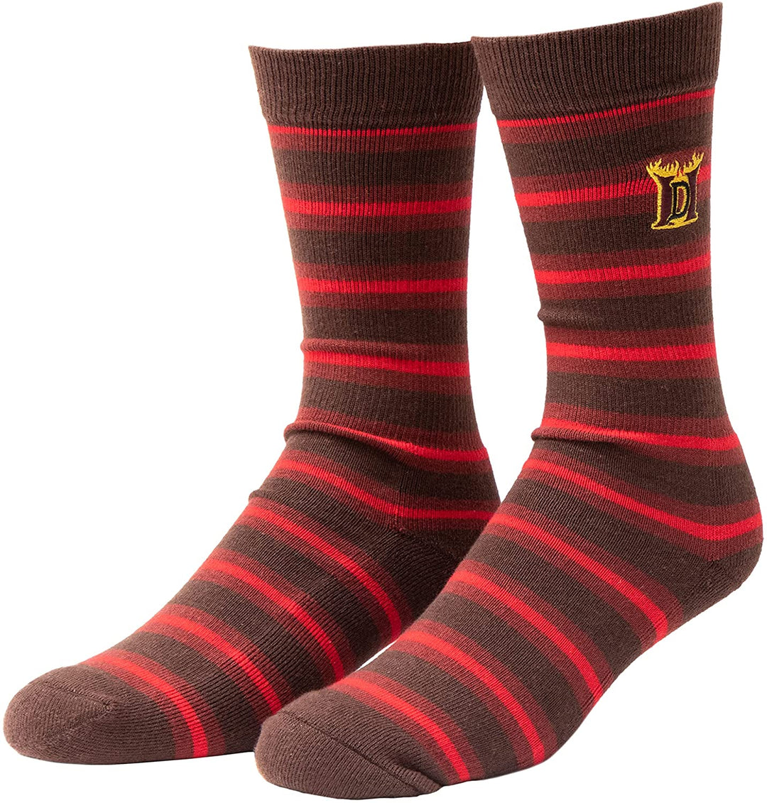 JINX Diablo II: Resurrected Toe To Heel Embroidered Athletic Crew Socks, 1 Pair