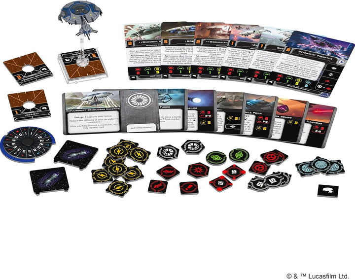 Fantasy Flight Games - Star Wars X-Wing Second Edition: Separatist Alliance: HMP Droid Gunship Expansion Pack