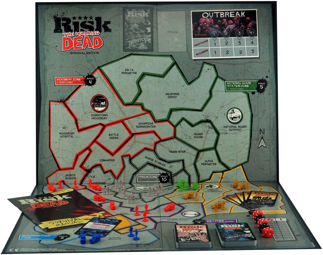 Winning Moves The Walking Dead Risk Board Game (21814)
