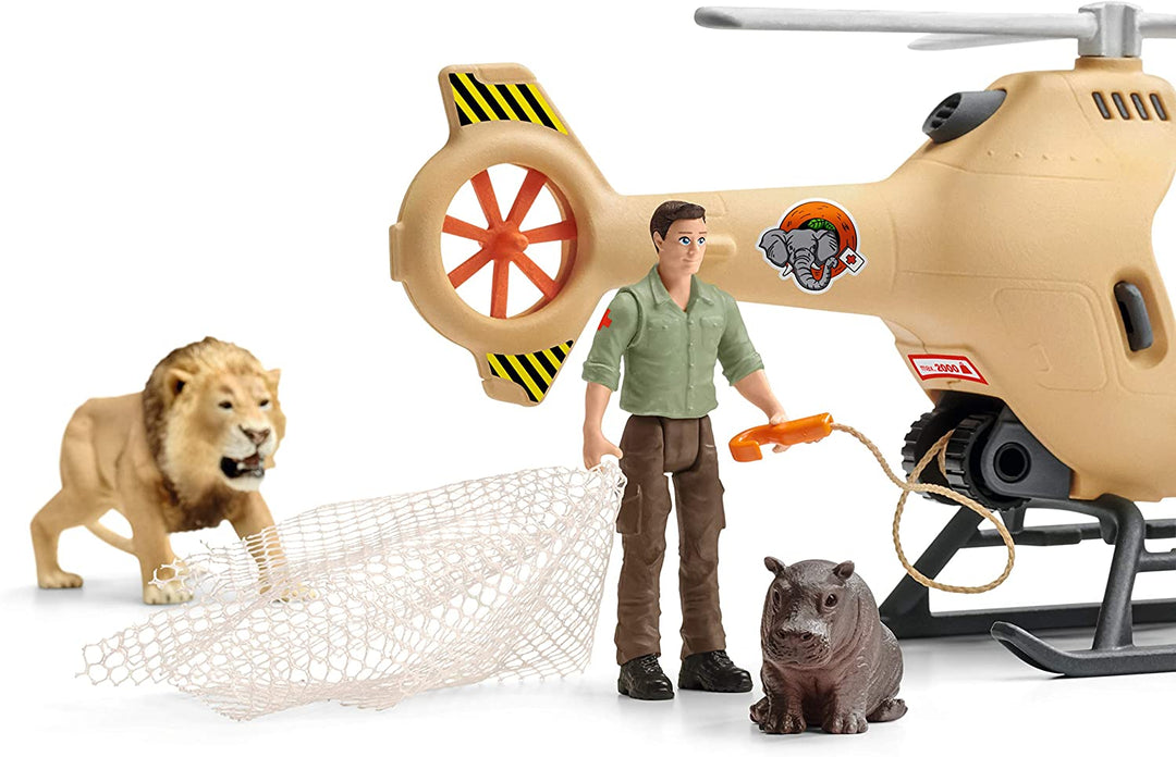 Schleich 42476 Tierrettungshubschrauber Wild Life