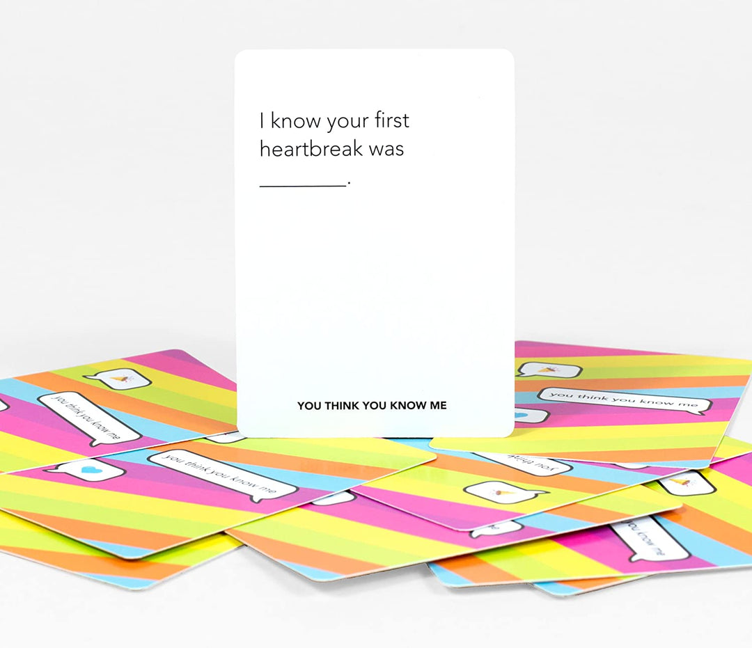 You Think You Know Me Conversational Card Game Party Game (YTYKM)