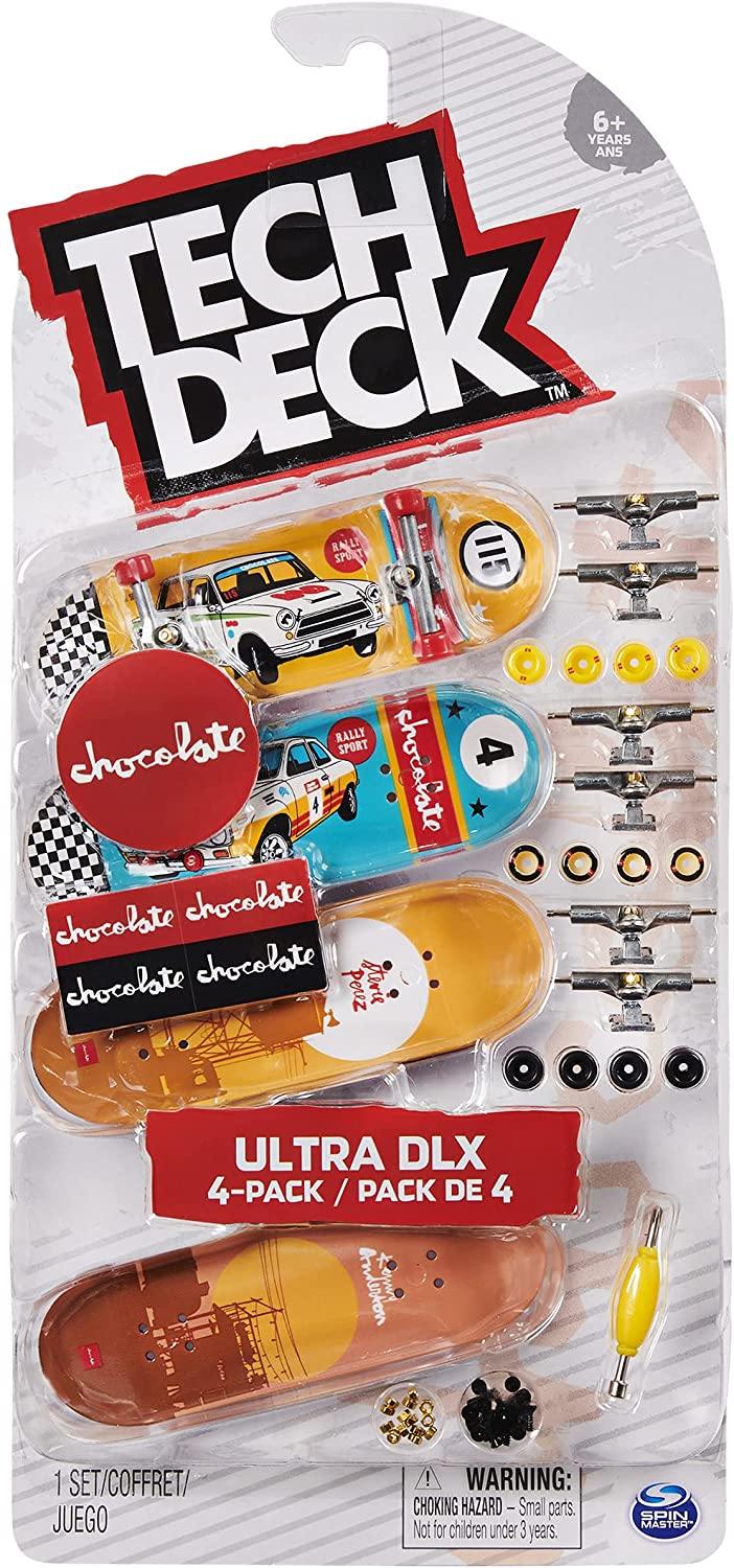 Tech Deck 96 mm Fingerboards Ultra DLX 4-Pack - Yachew