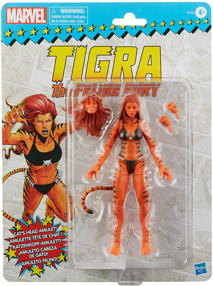 Marvel Legends Series Avengers 15-cm-scale Marvel’s Tigra Figure, for Children Aged 4 And Up