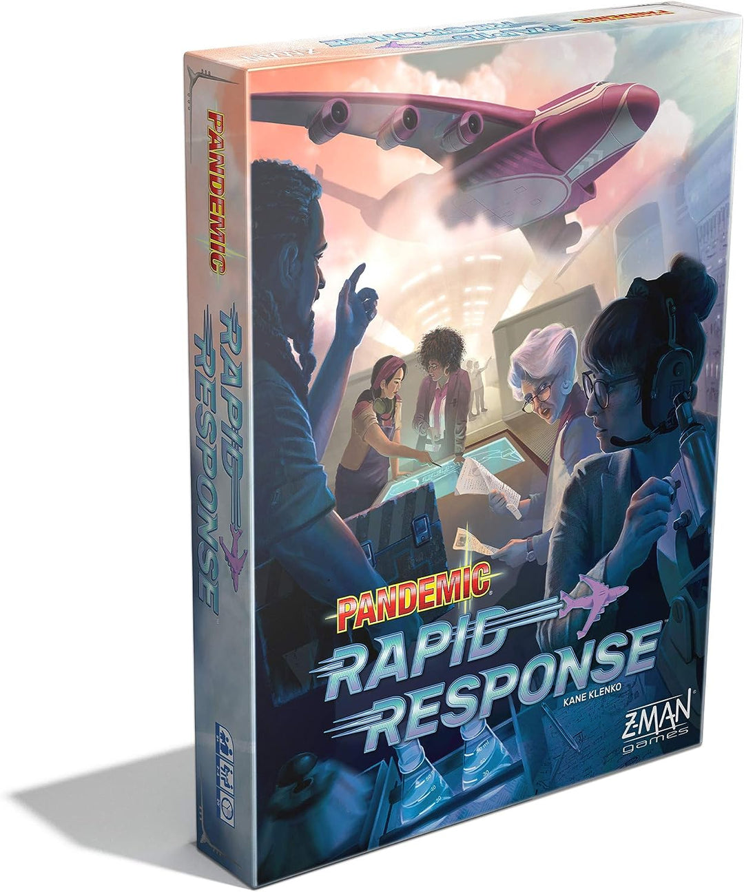 Z-Man Games |Pandemic Rapid Response Brettspiel | Ab 8 Jahren | Für 2 bis 4 Spieler | Durchschnittliche Spielzeit 20 Minuten