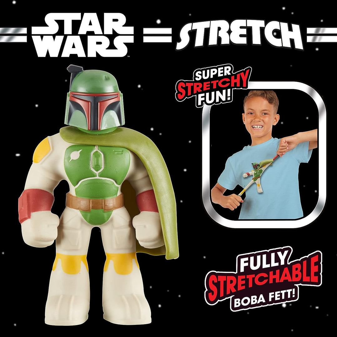 STRETCH STAR WARS BOBA FETT STRETCH TOY. STRETCH ARMSTRONG, AMAZING STRETCHY FUN