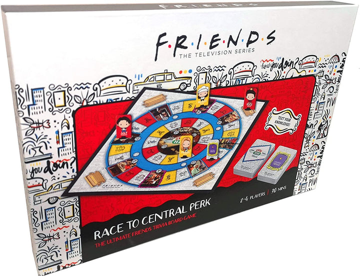 Friends Trivia Race To Central Perk Board Game
