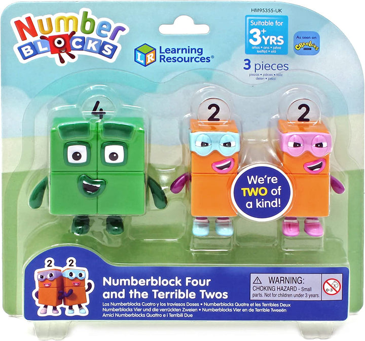 Learning Resources HM95355-UK Numberblock Four and The Terrible Twos�, One Size