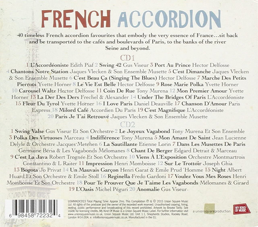 My Kind of Music: French Accordion [Audio CD]