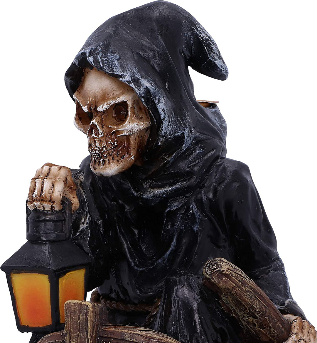 Nemesis Now Scent of The Styx Grim Reaper Backflow Incense Burner 16.6cm, Black