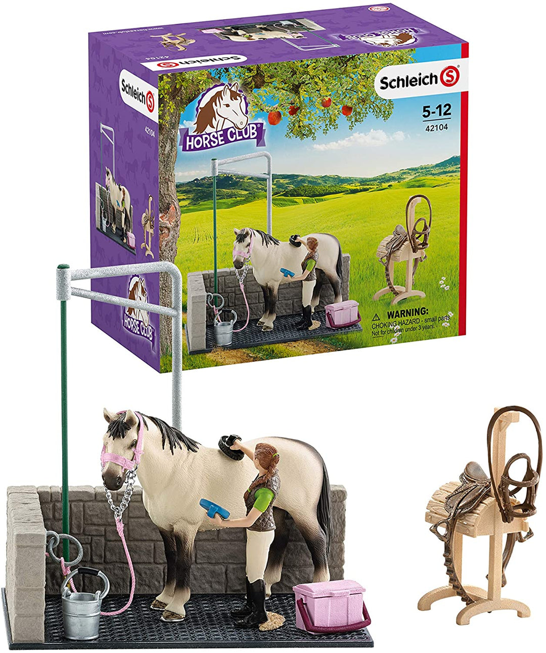 Schleich paardenwasplaats