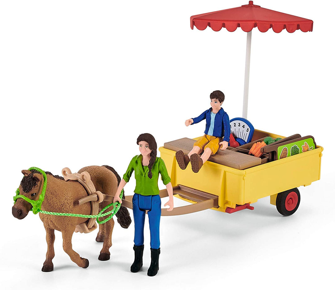 Schleich 42528 Farm World Sunny Day mobiele boerderijstandaard