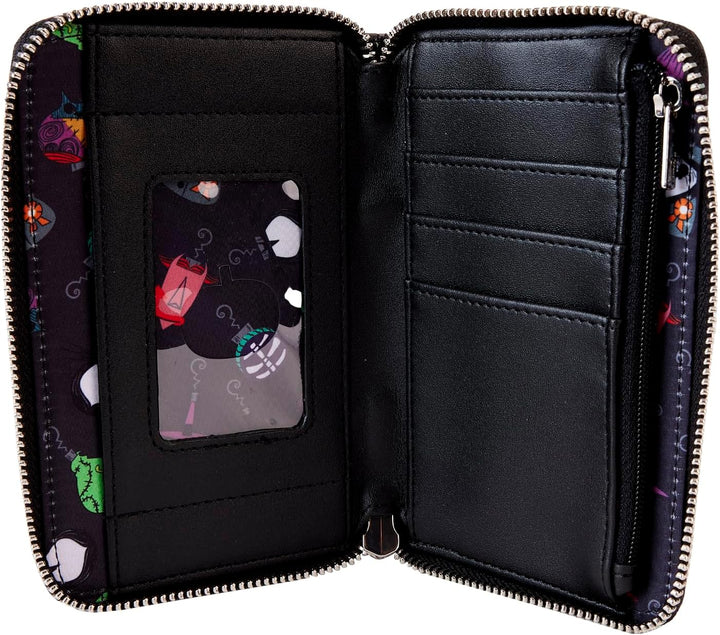 Loungefly Disney The Nightmare Before Christmas Tree Light Zip Around Wallet