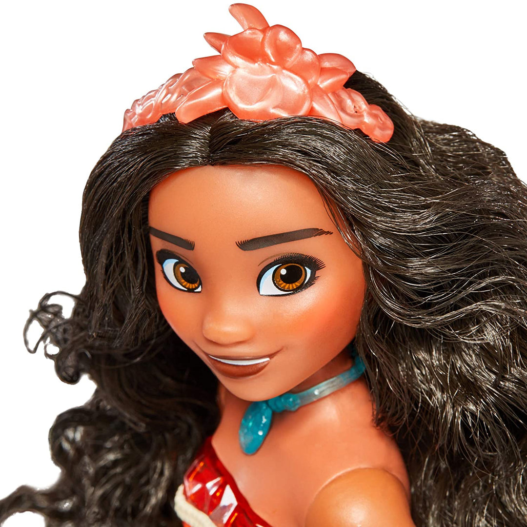 Disney Princess Royal Shimmer Moana Doll, Fashion Doll with Skirt and Accessories, Toy for Kids Ages 3 and Up