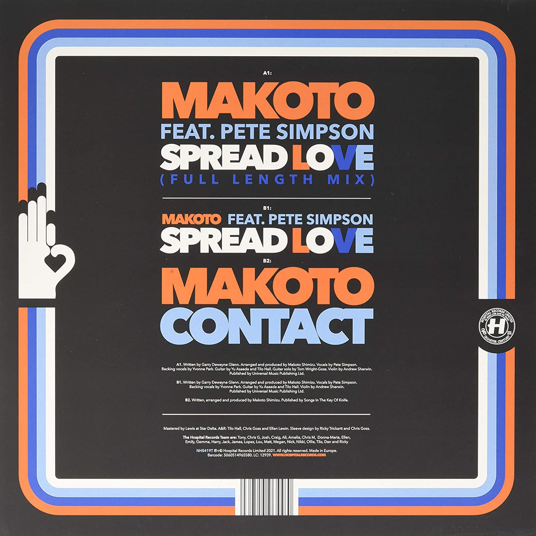 Makoto - Spread Love / Abra [Vinyl]