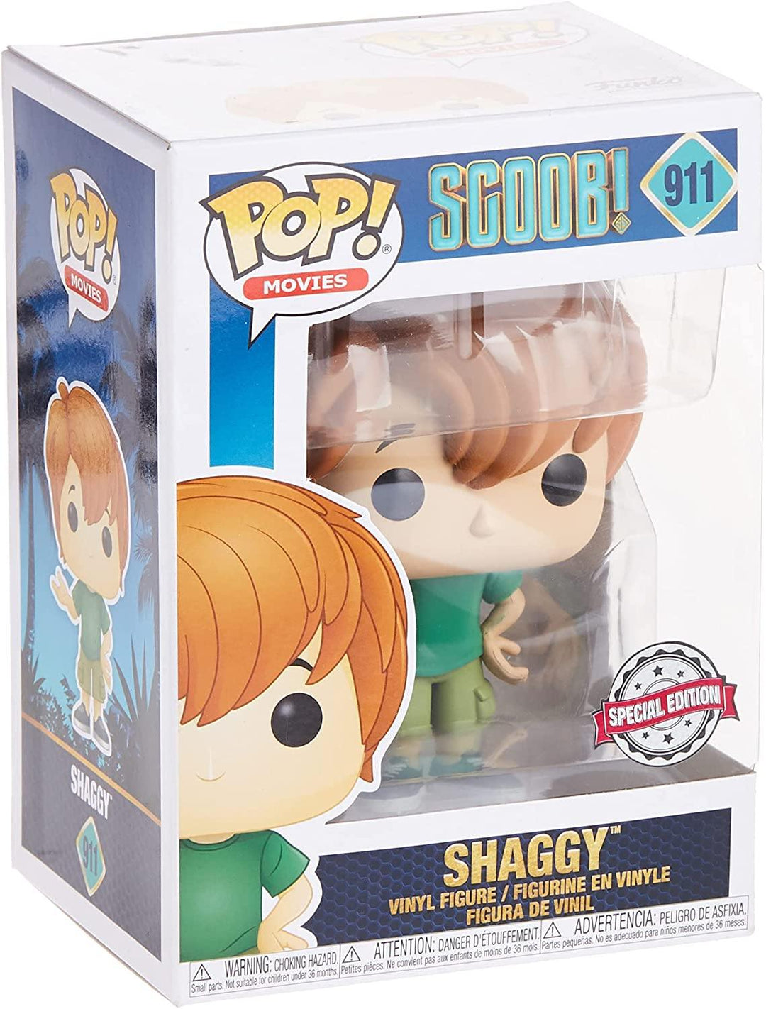 Scoob! Shaggy Exclu Funko 47538 Pop! Vinyl #911 - Yachew