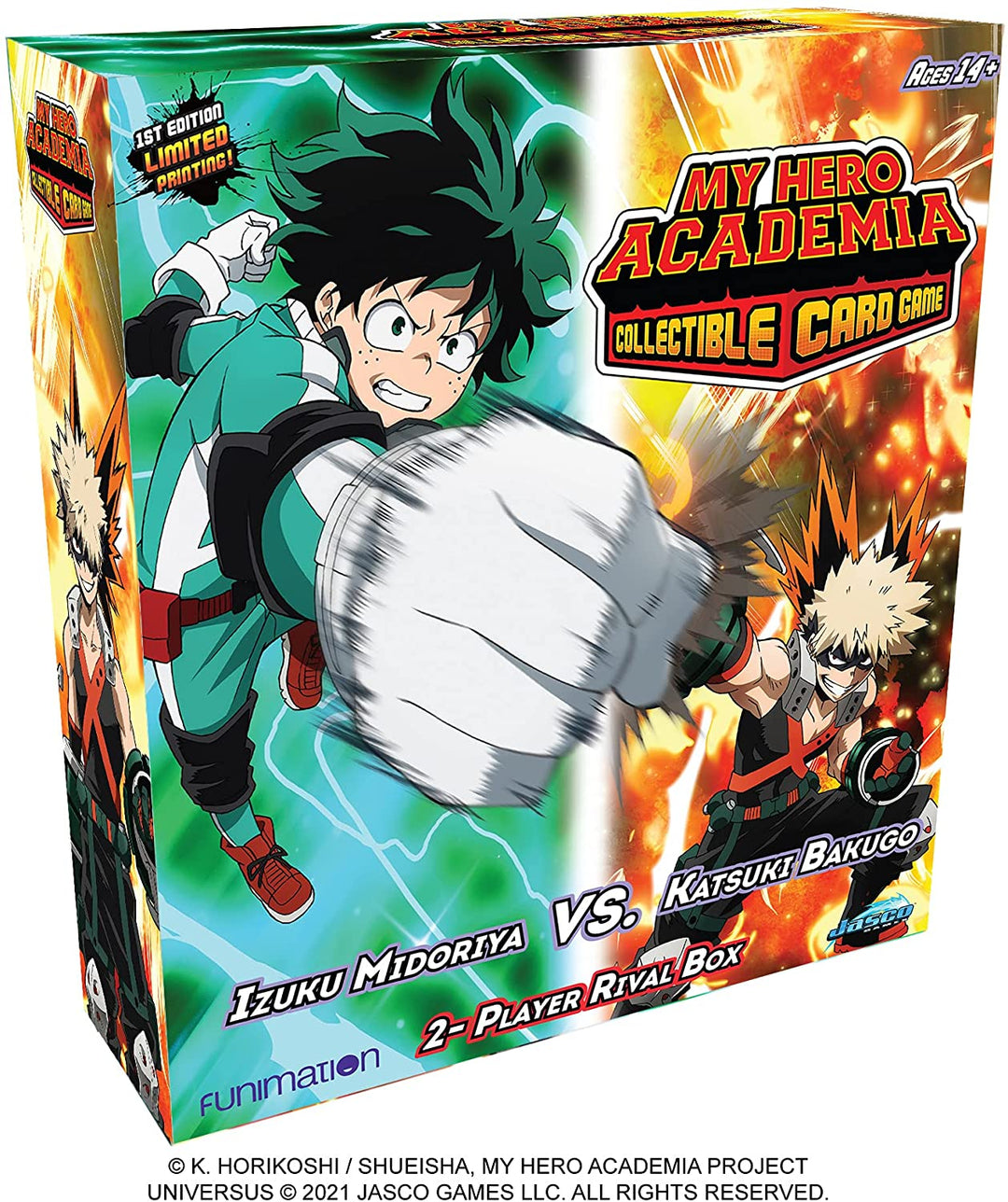 My Hero Academia CCG 2-Spieler Rival Deck | Izuku Midoriya und Katsuki Bakugo