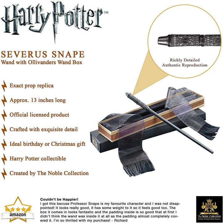 The Noble Collection Harry Potter Professor Sneep Wand in Olivanders Box