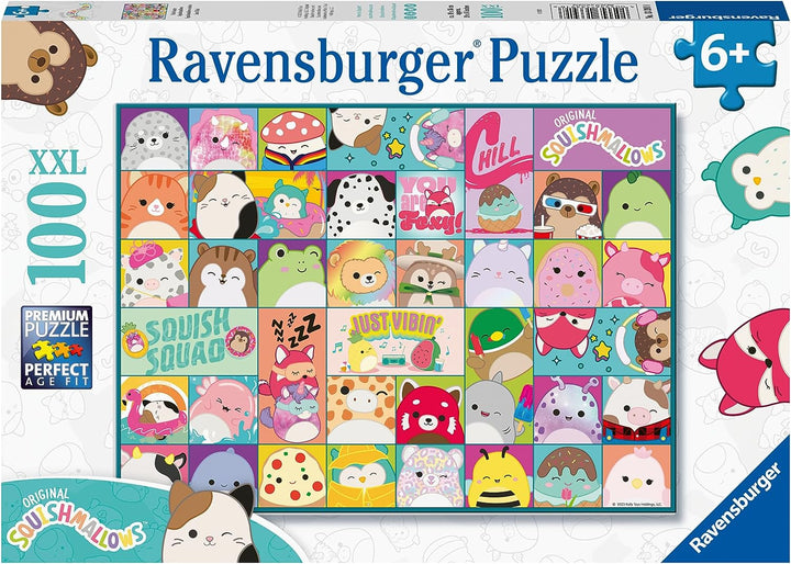Ravensburger 13391 Squishmallows Jigsaw Puzzle - 100 Piece XXL Puzzle for Kids 6 Years and Up