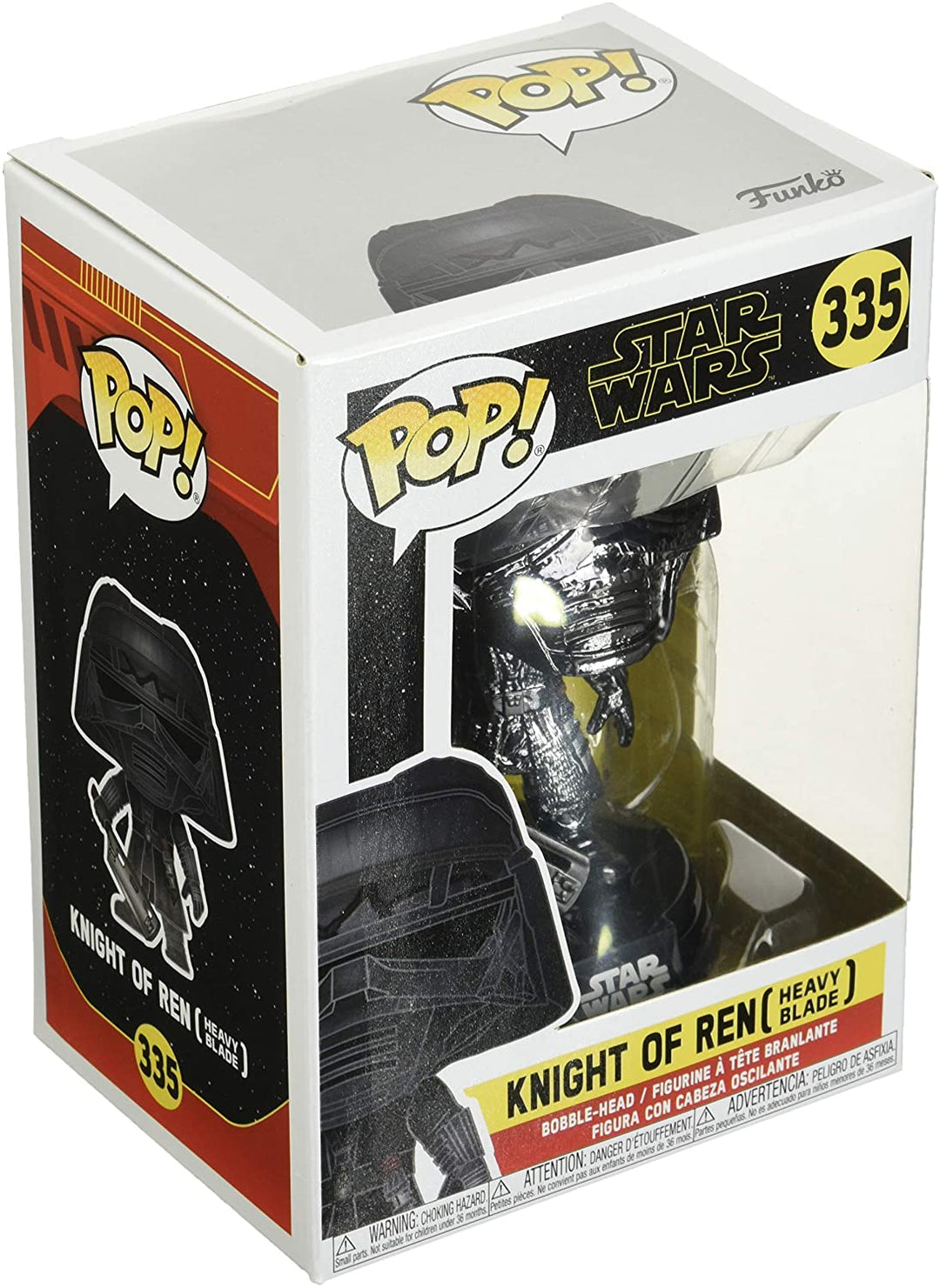 Star Wars: The Rise of Skywalker Knight of Ren (Heavy Blade, Hematite) Chrome Funko 47245 Pop! Vinyl #335