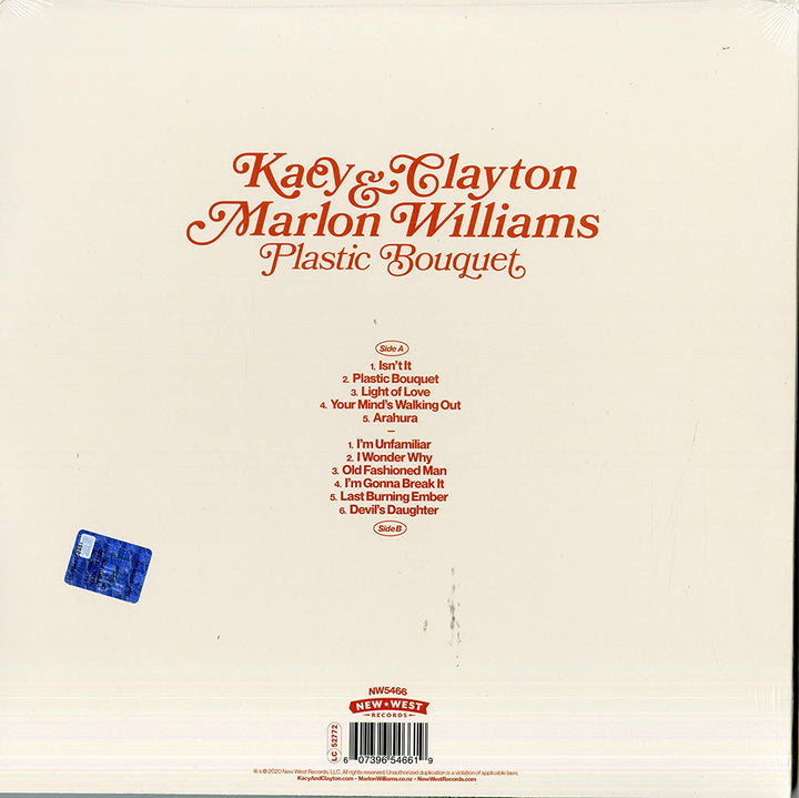 Kacy &amp; Clayton und Marlon Williams – Plastic Bouquet [Vinyl]