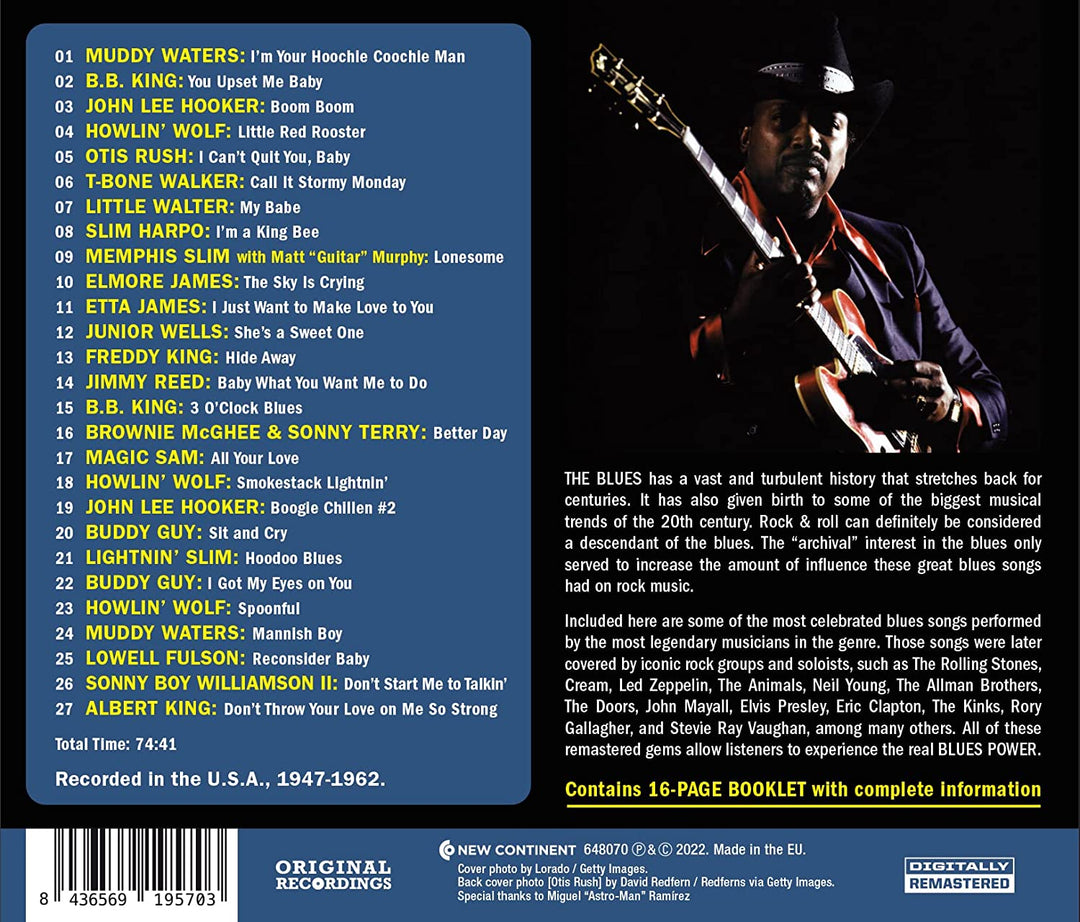 Blues Power – 27 Original-Klassiker aller Zeiten [Audio-CD]